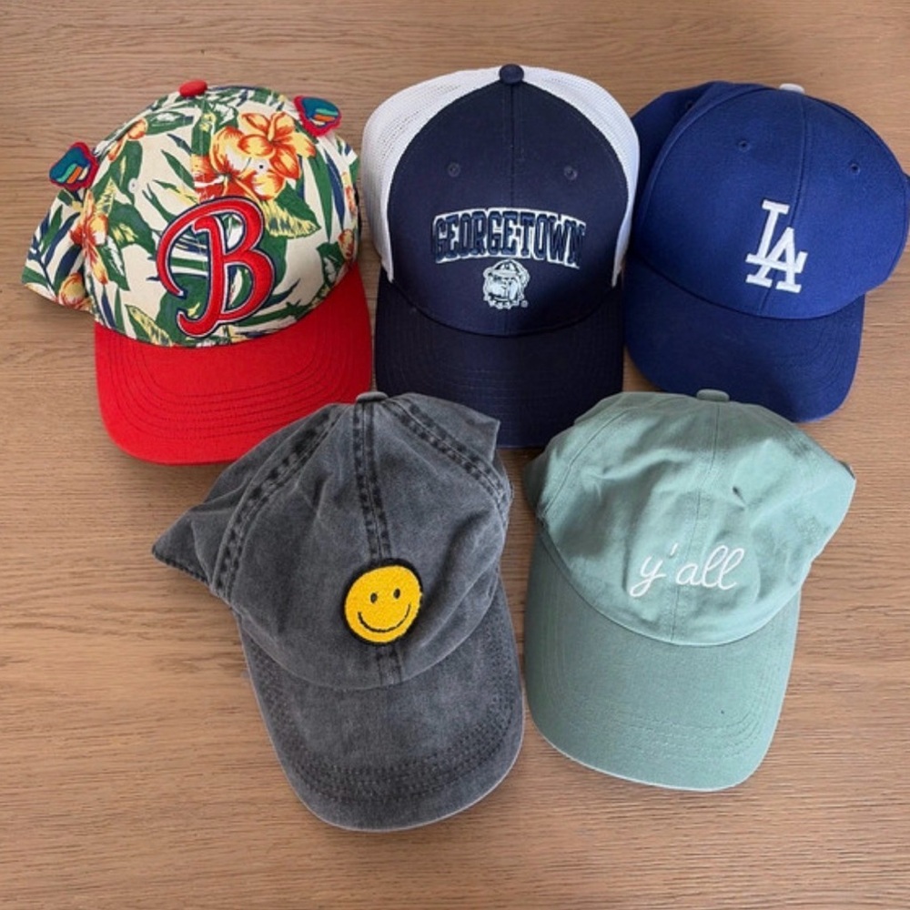Colorful Baseball Cap Collection